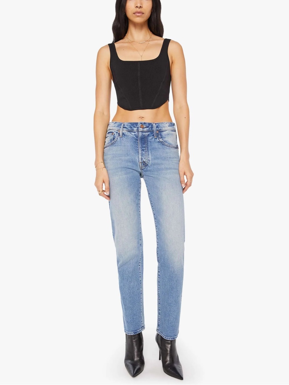 MOTHER NWOT The Mid Rise Hiker Hover in Fight For Your Right Size 29